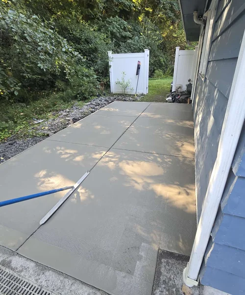Polished concrete with exposed aggregate in Edmonds 